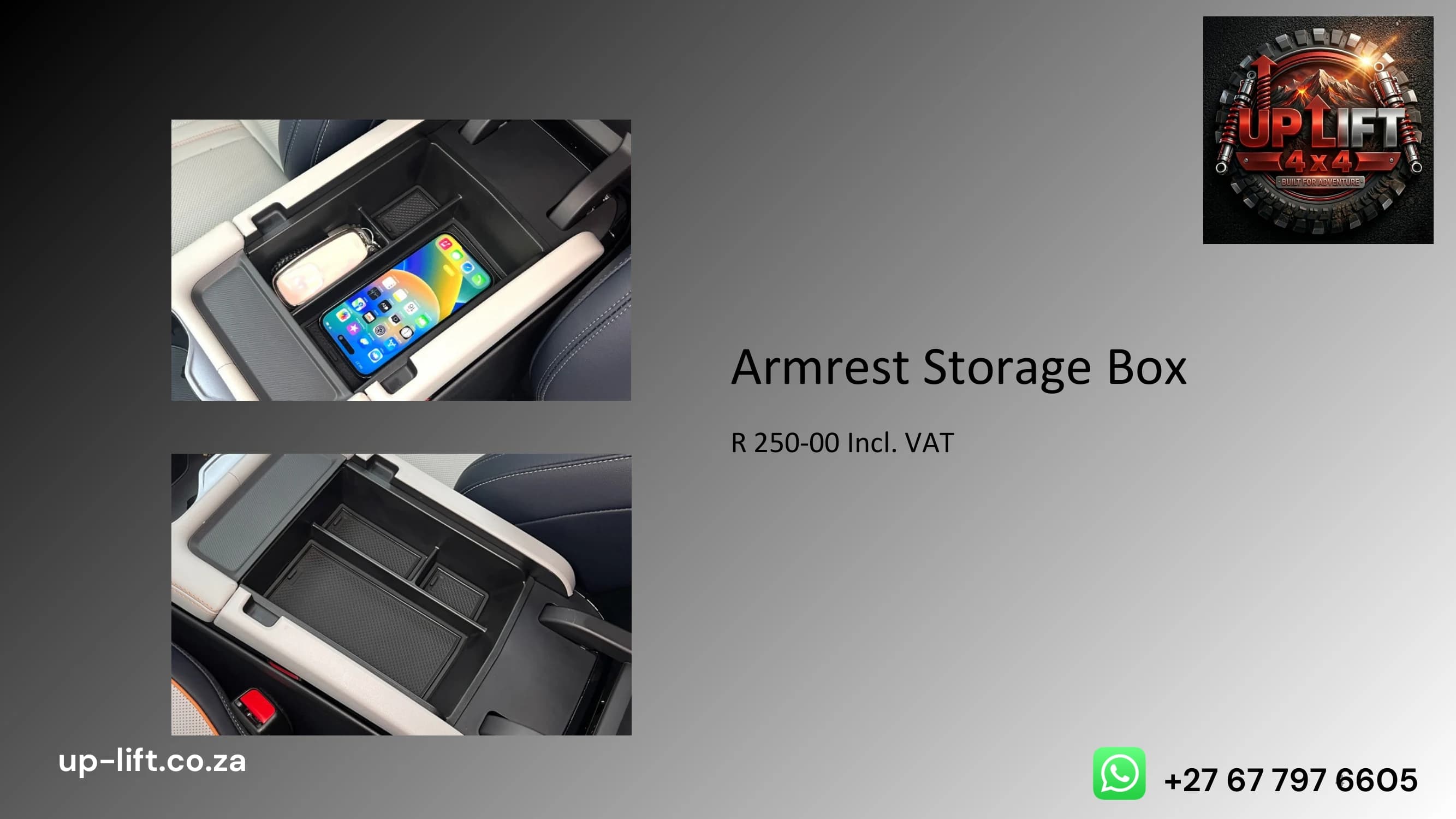 Armrest Storage Organiser — catalogue page 4