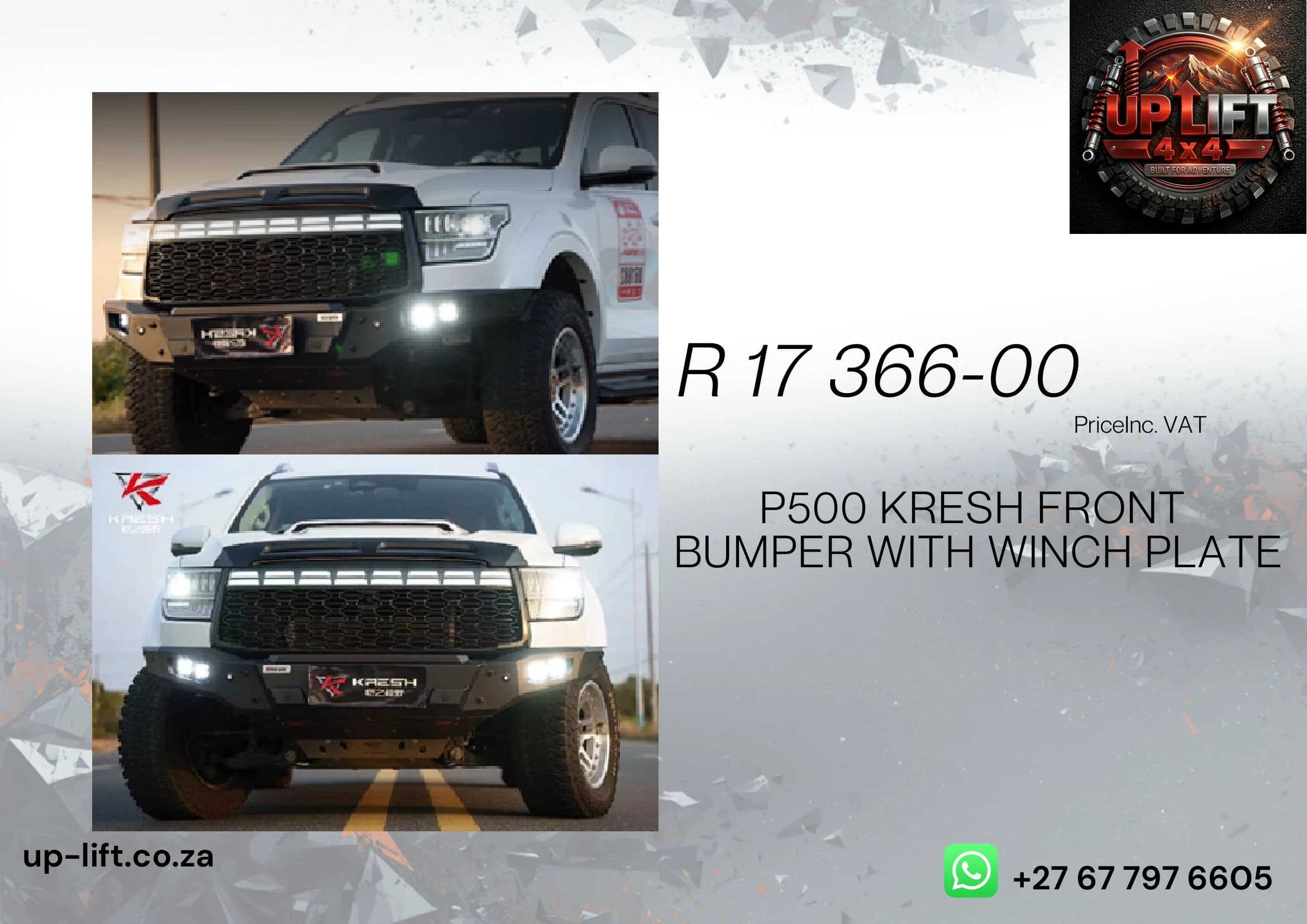 KRESH Front Bumper w/Winch Plate — catalogue page 2