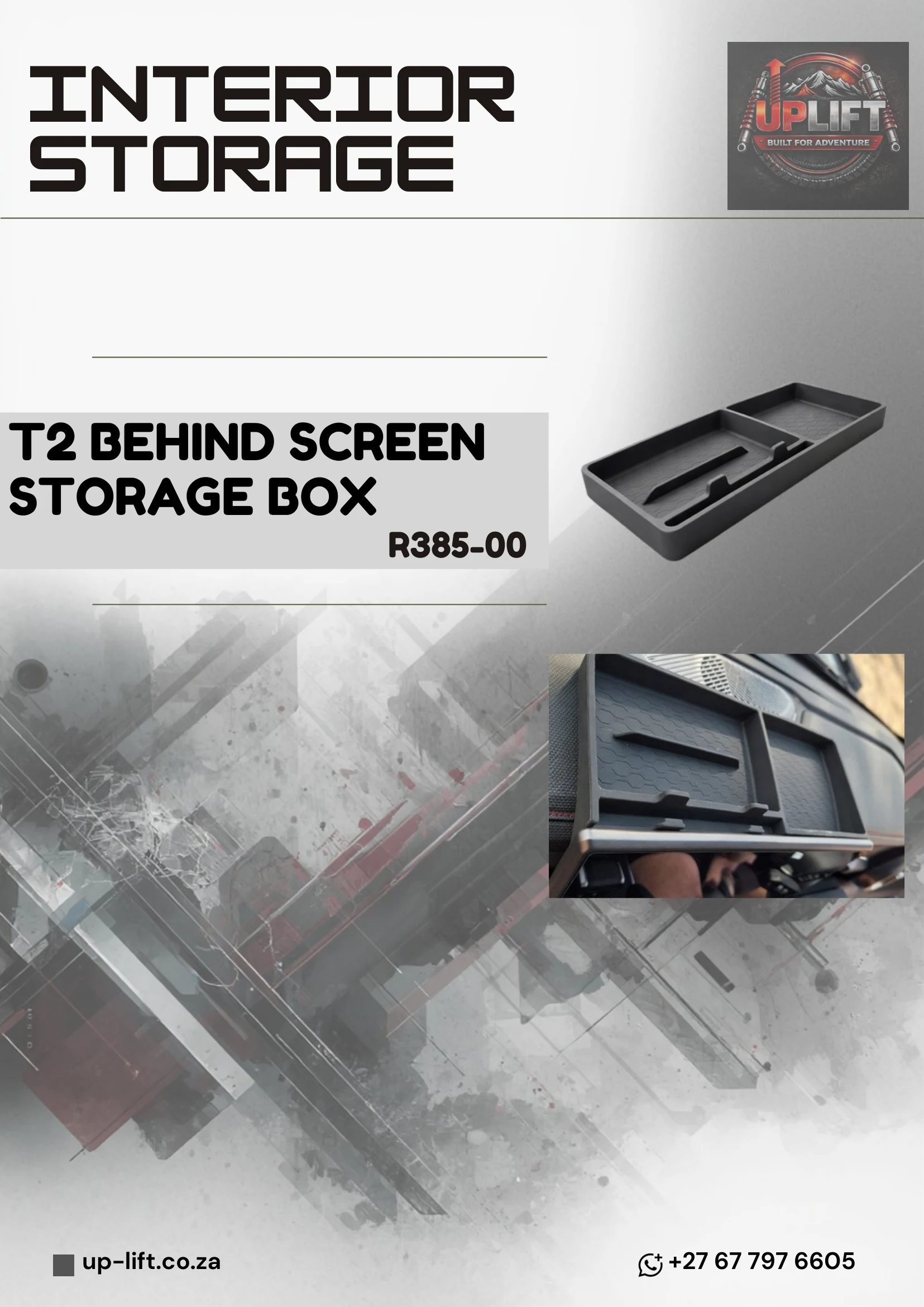 Behind Screen Storage Box - Silicone* — catalogue page 15