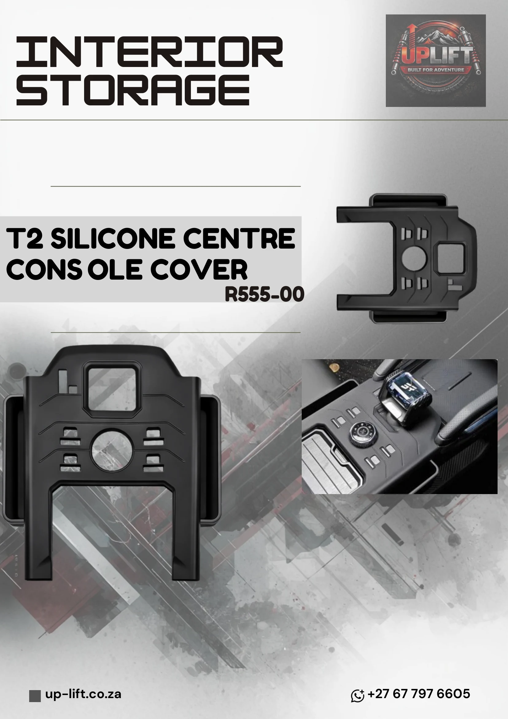 Center Console Storage cover - Silicone — catalogue page 16