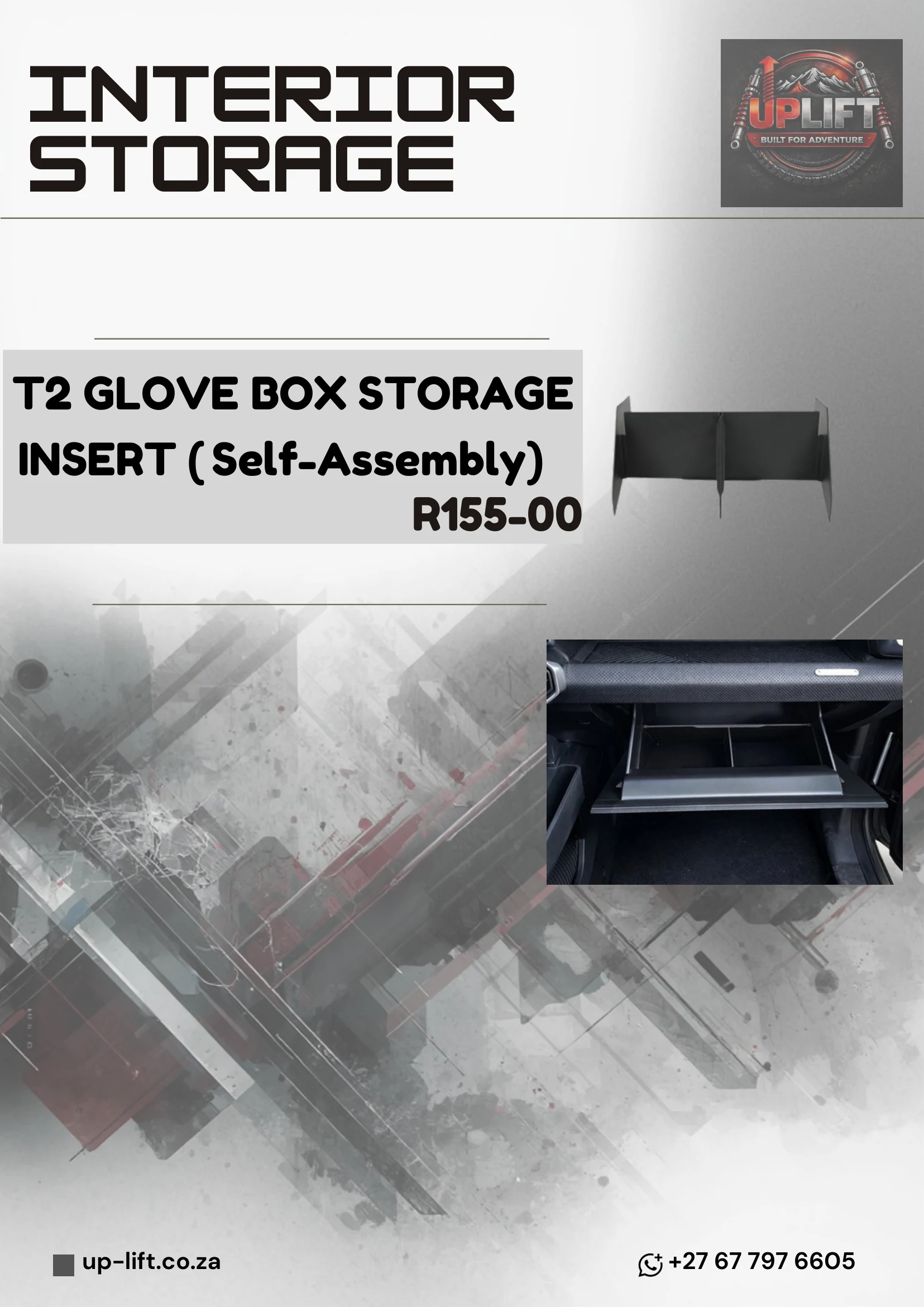 Glove Box Storage Organiser — catalogue page 21
