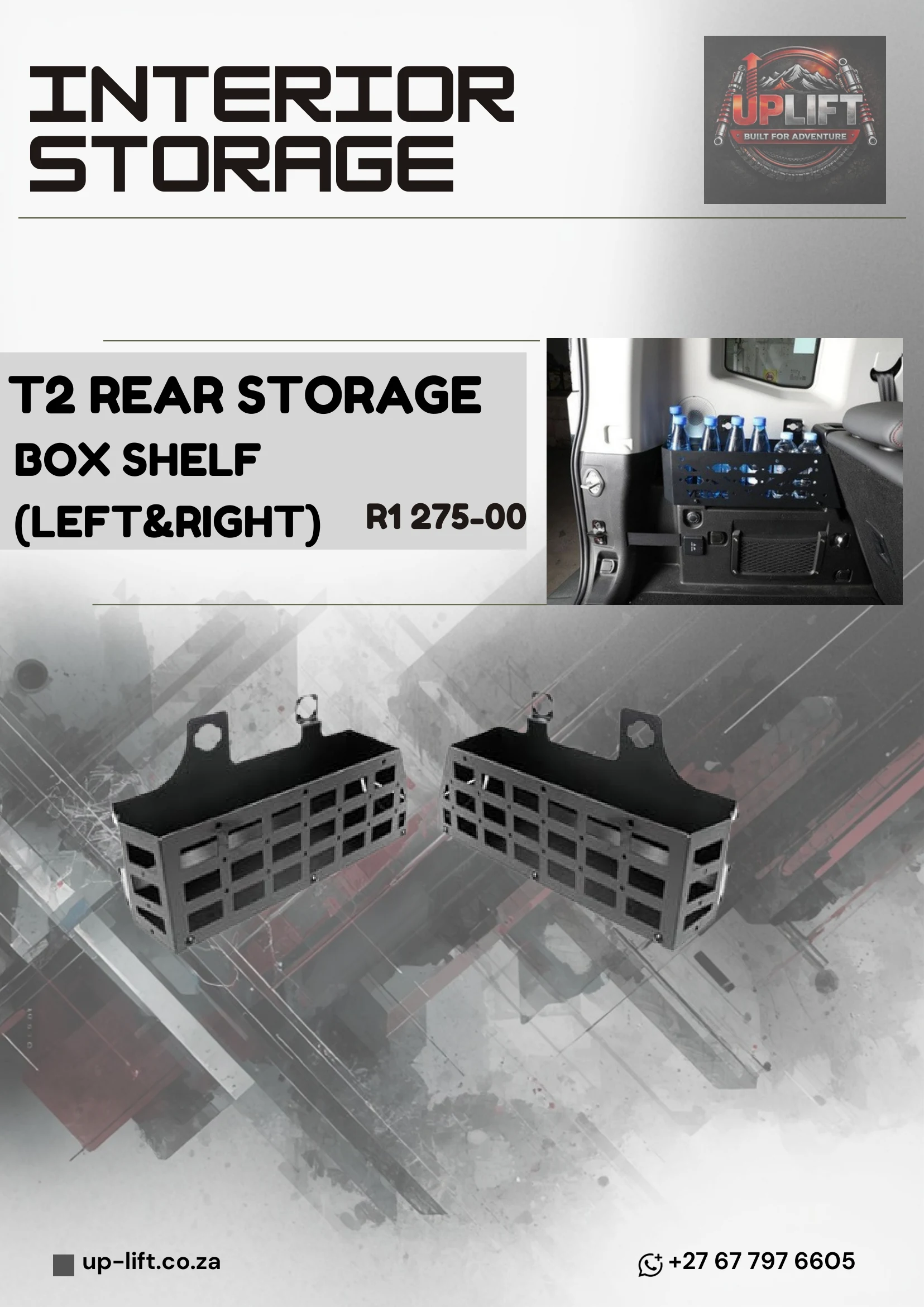 Rear Storage Box Shelf (LHS&RHS) — catalogue page 23