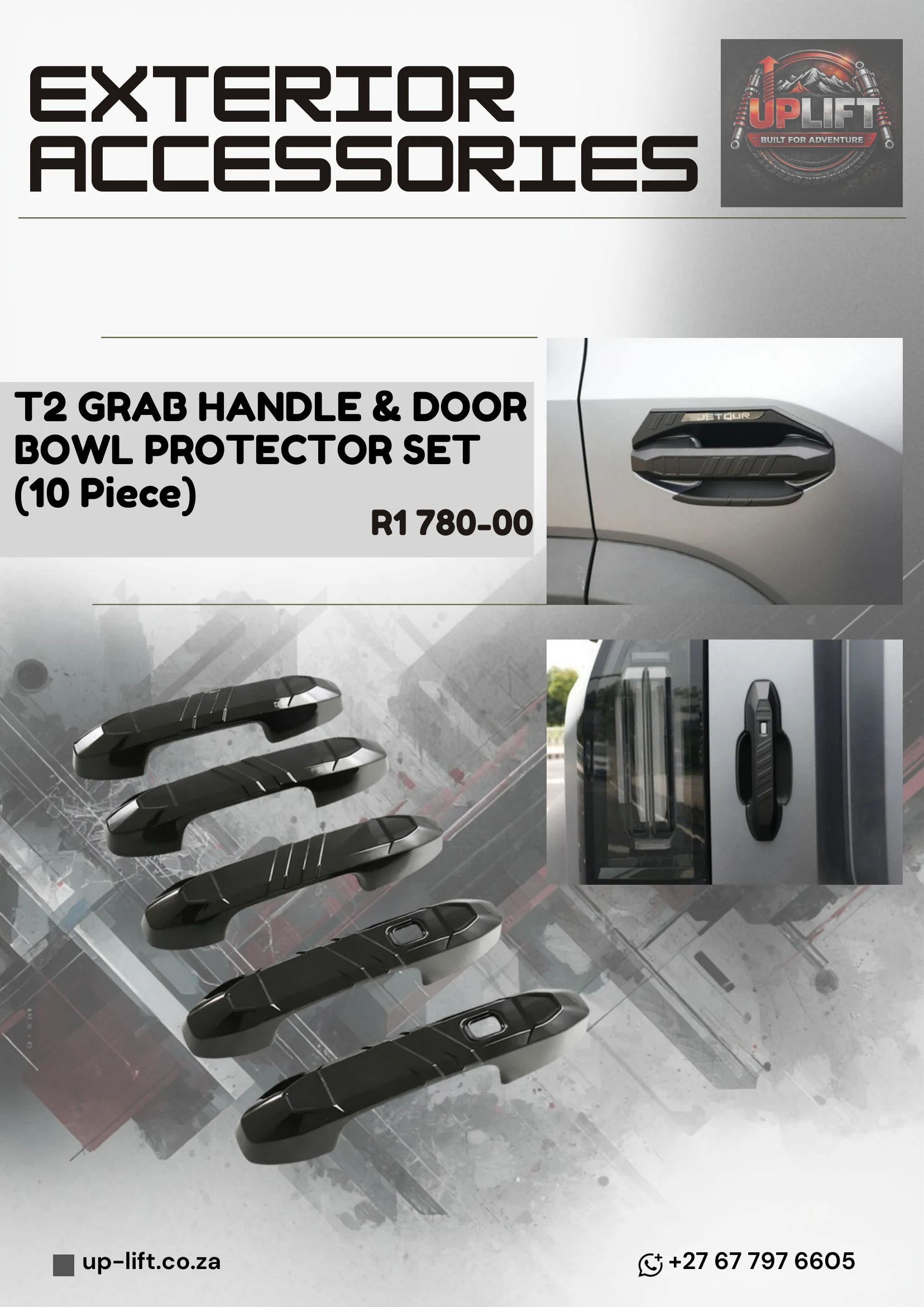 JetourT2 Grab Handle+ Door Bowl Protective Sticker — catalogue page 34