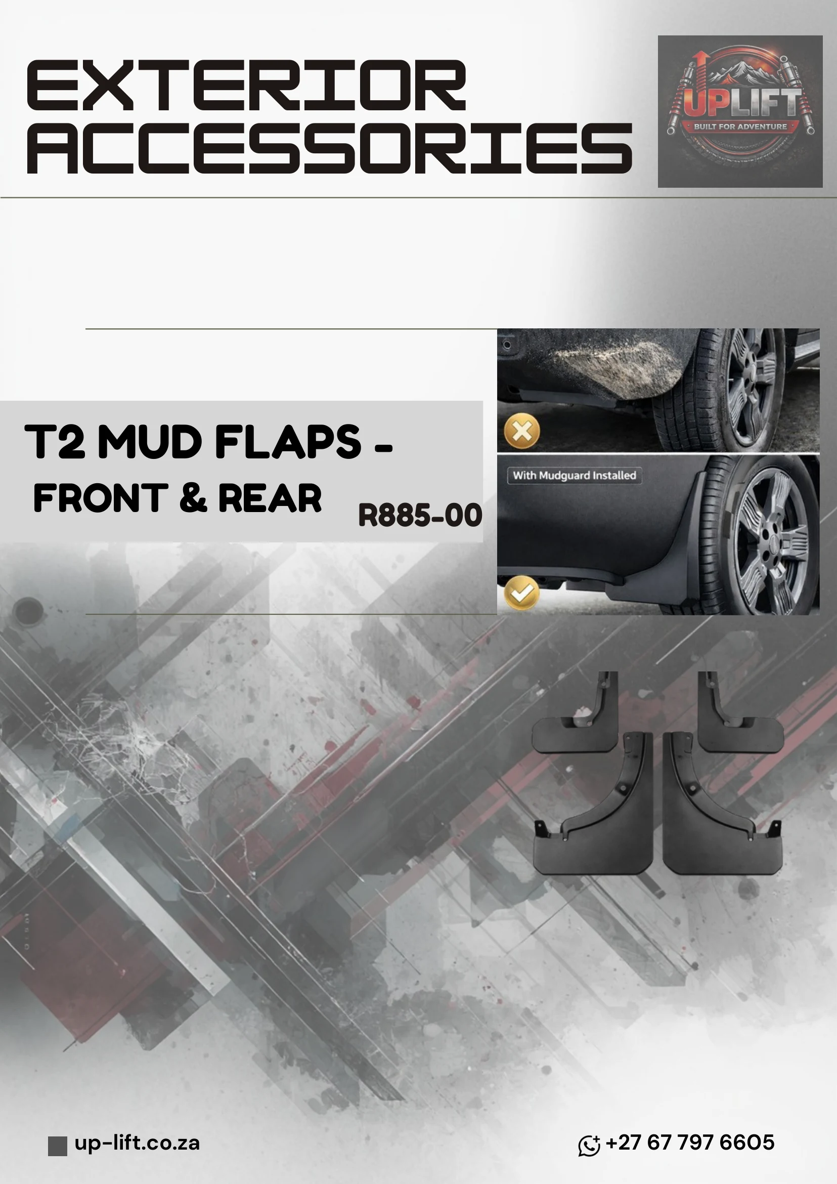 Mud Guard Flaps Front and Rear — catalogue page 47