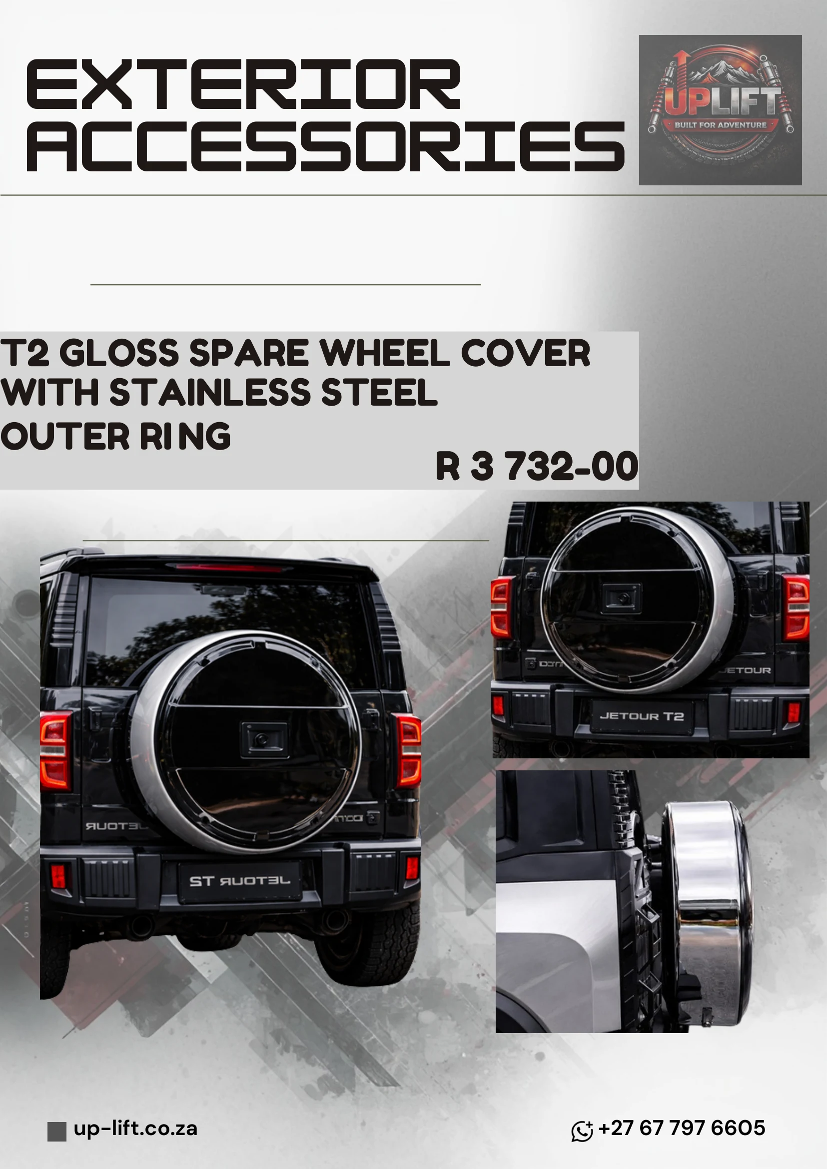 Tyre Cover - Stainless Ring — catalogue page 52