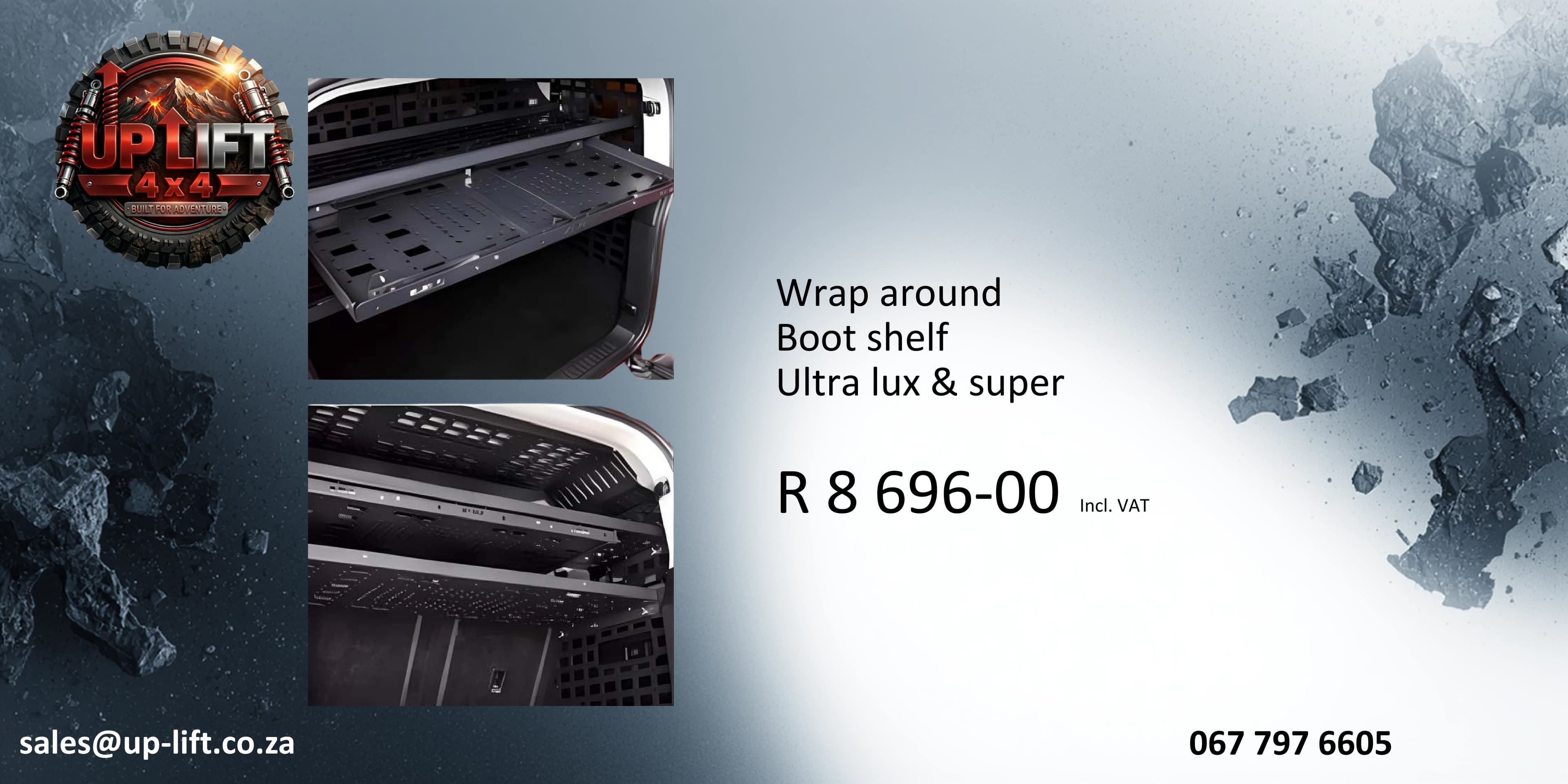 Wrap around Boot shelf Ultra lux & super — catalogue page 14