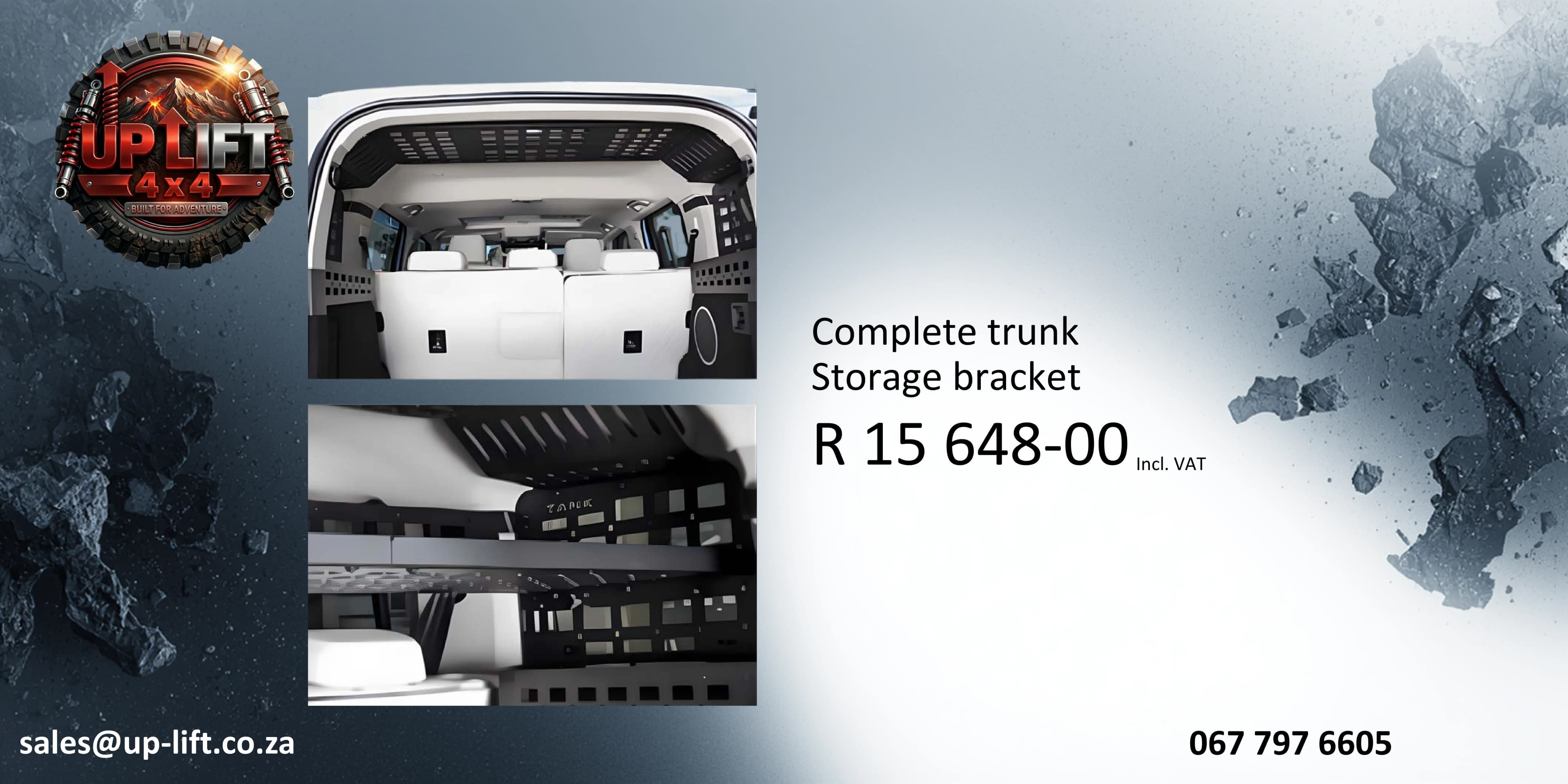 Complete trunk Storage bracket — catalogue page 15