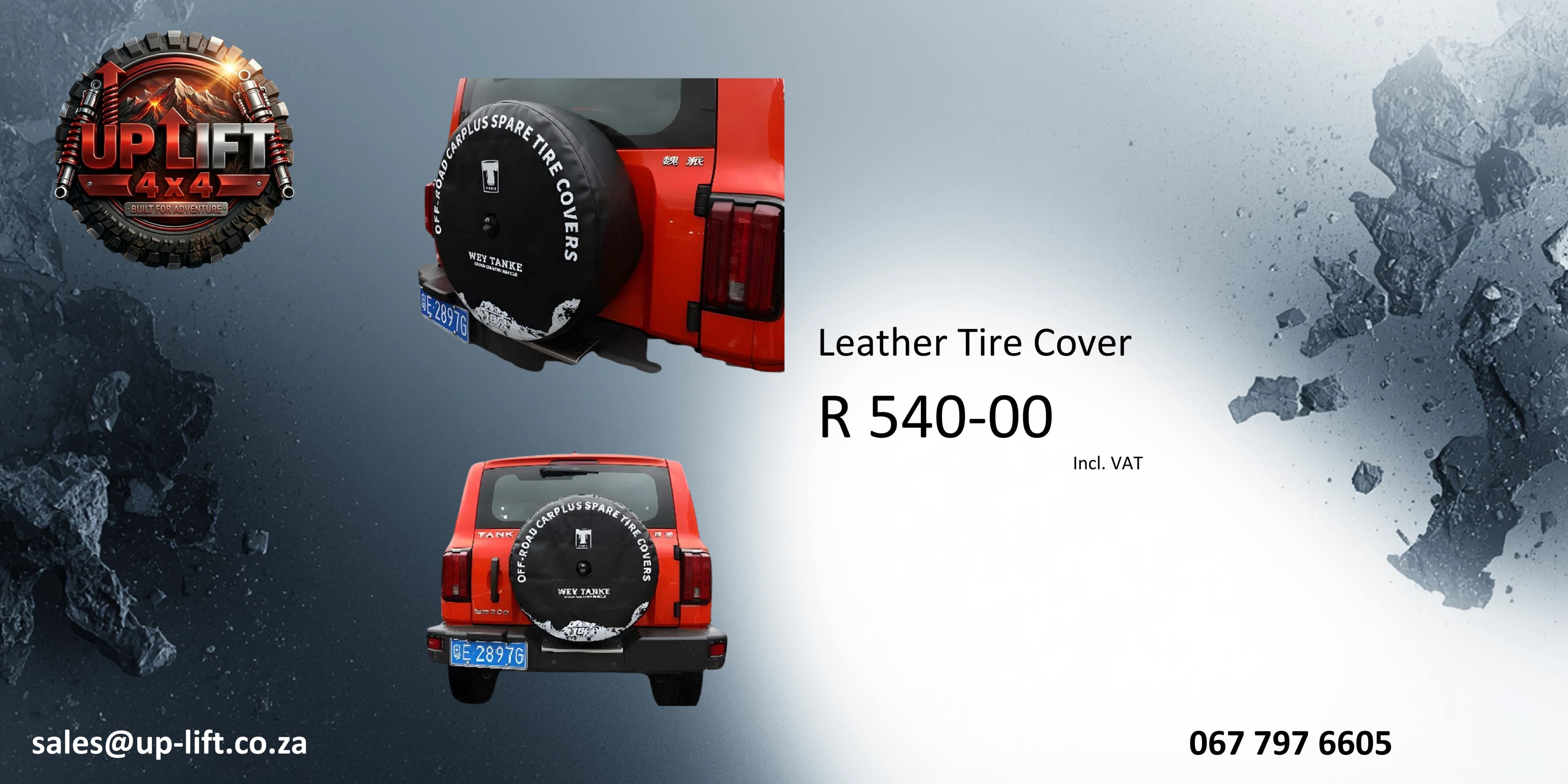 Leather Tire Cover — catalogue page 19