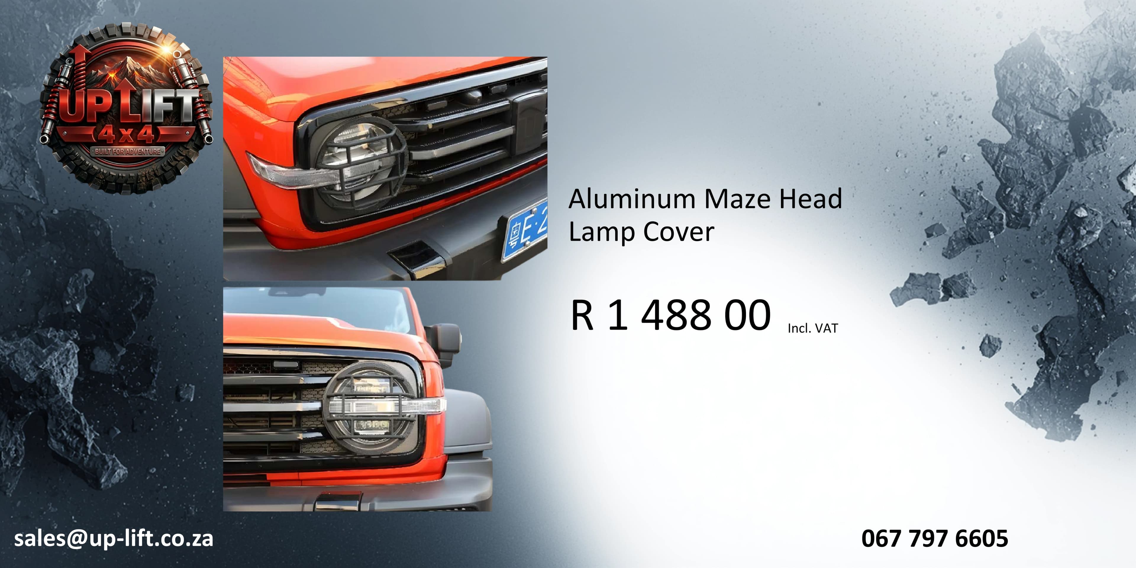 Aluminum Maze Head Lamp Cover — catalogue page 21