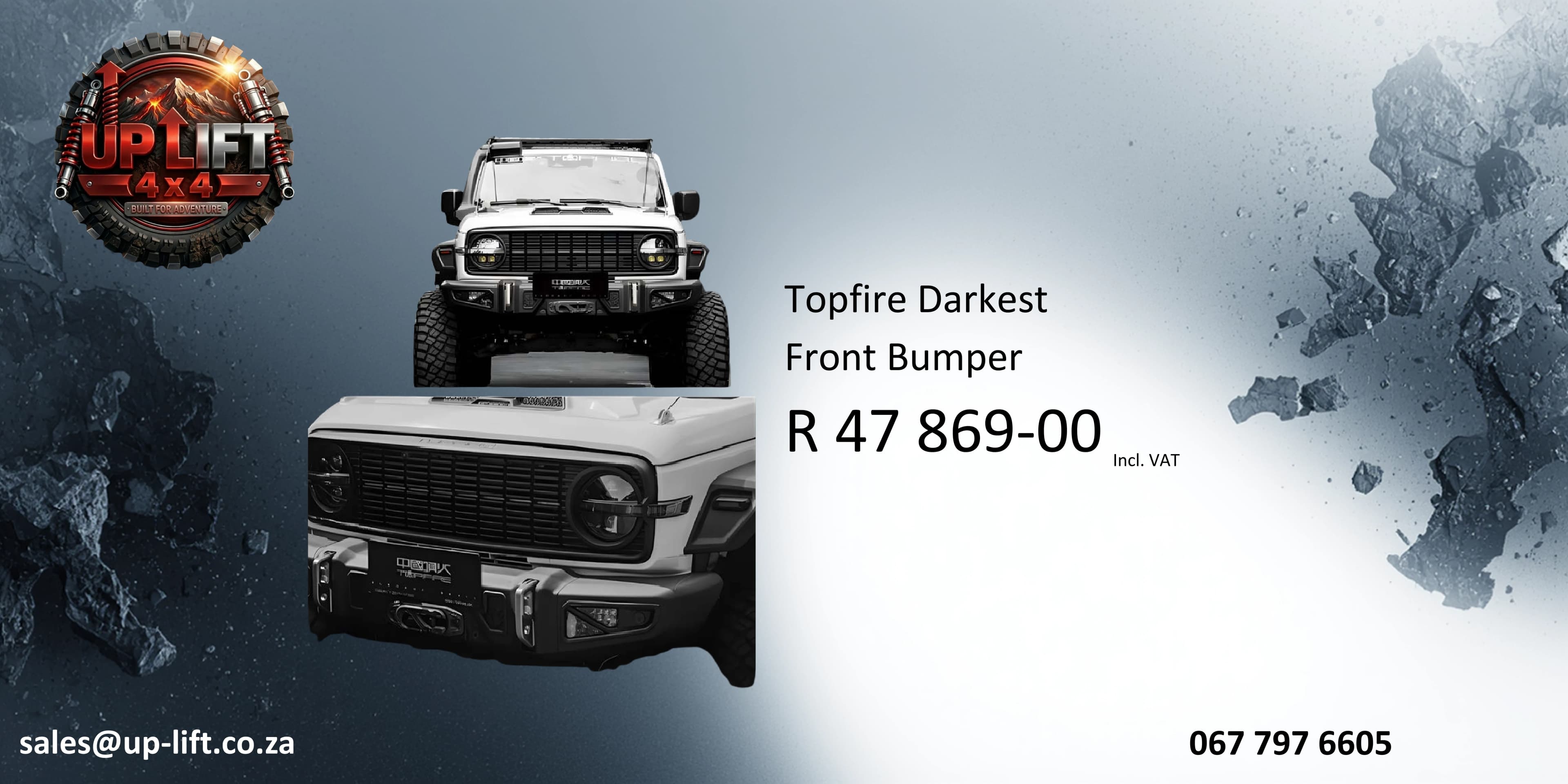 Topfire Darkest Front Bumper — catalogue page 36