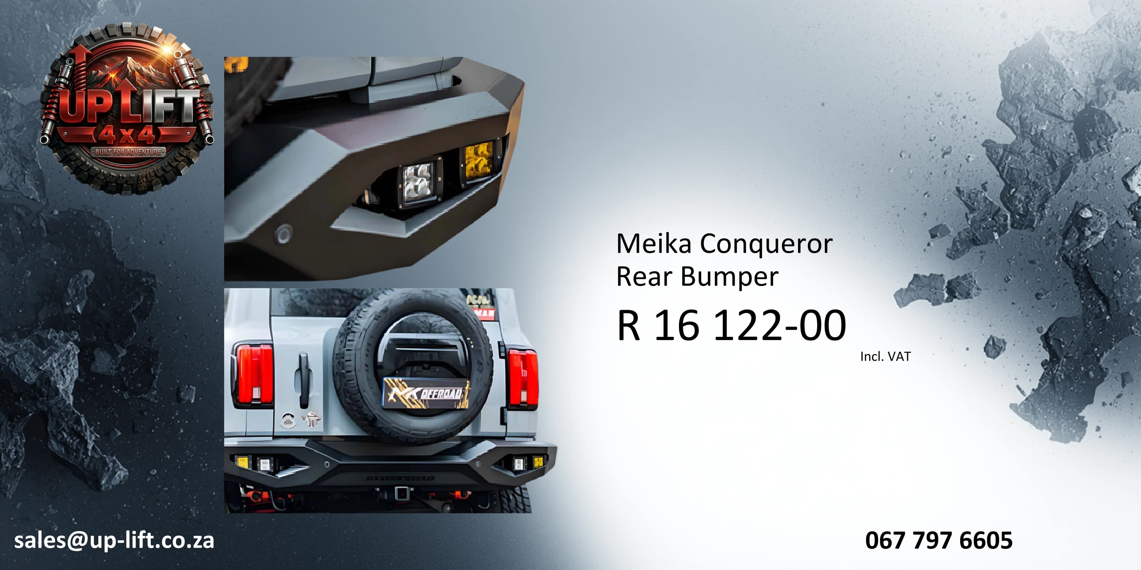 Meika Conqueror Rear Bumper — catalogue page 39