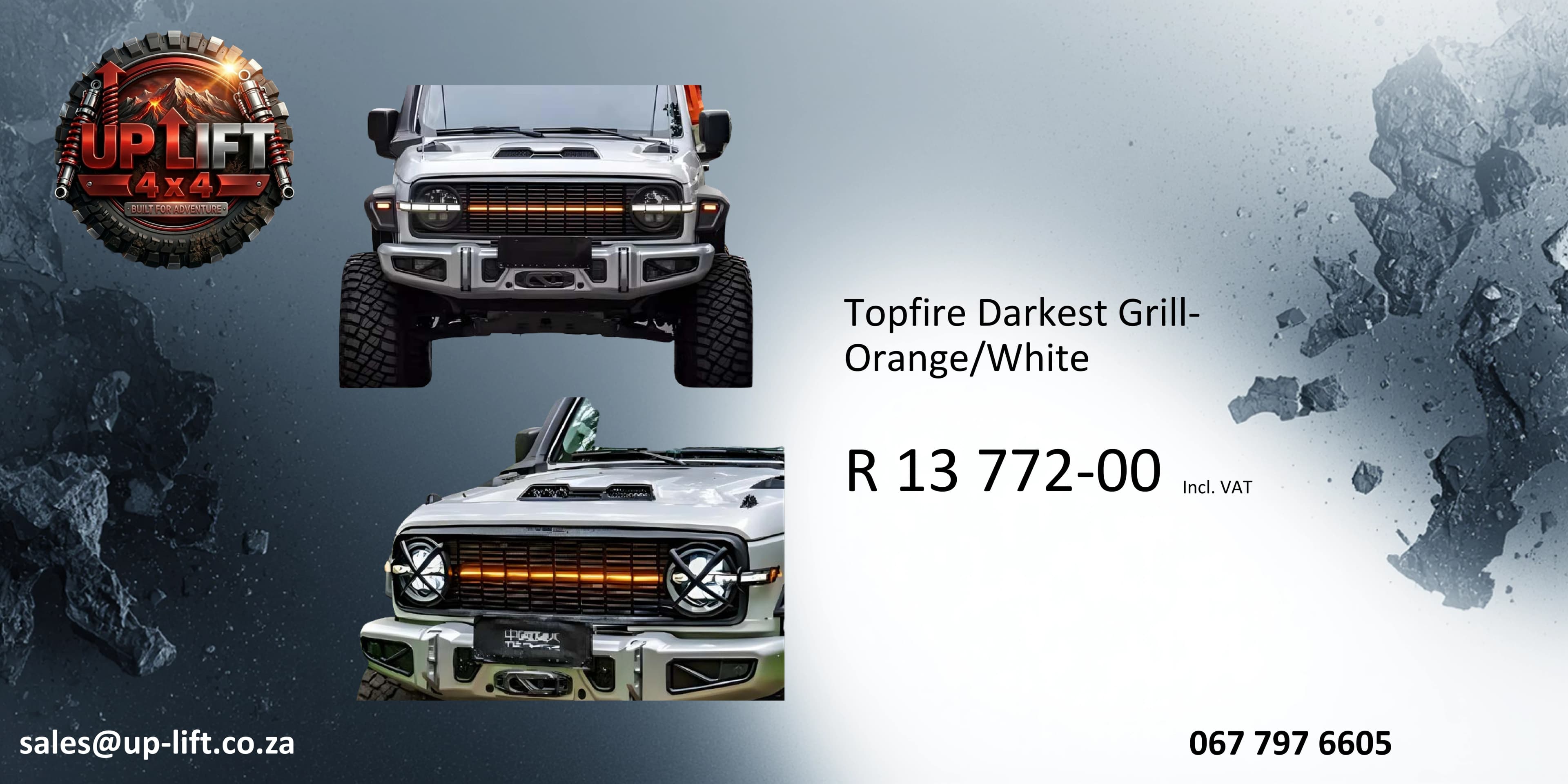 Topfire Darkest Grill- Orange/White — catalogue page 40