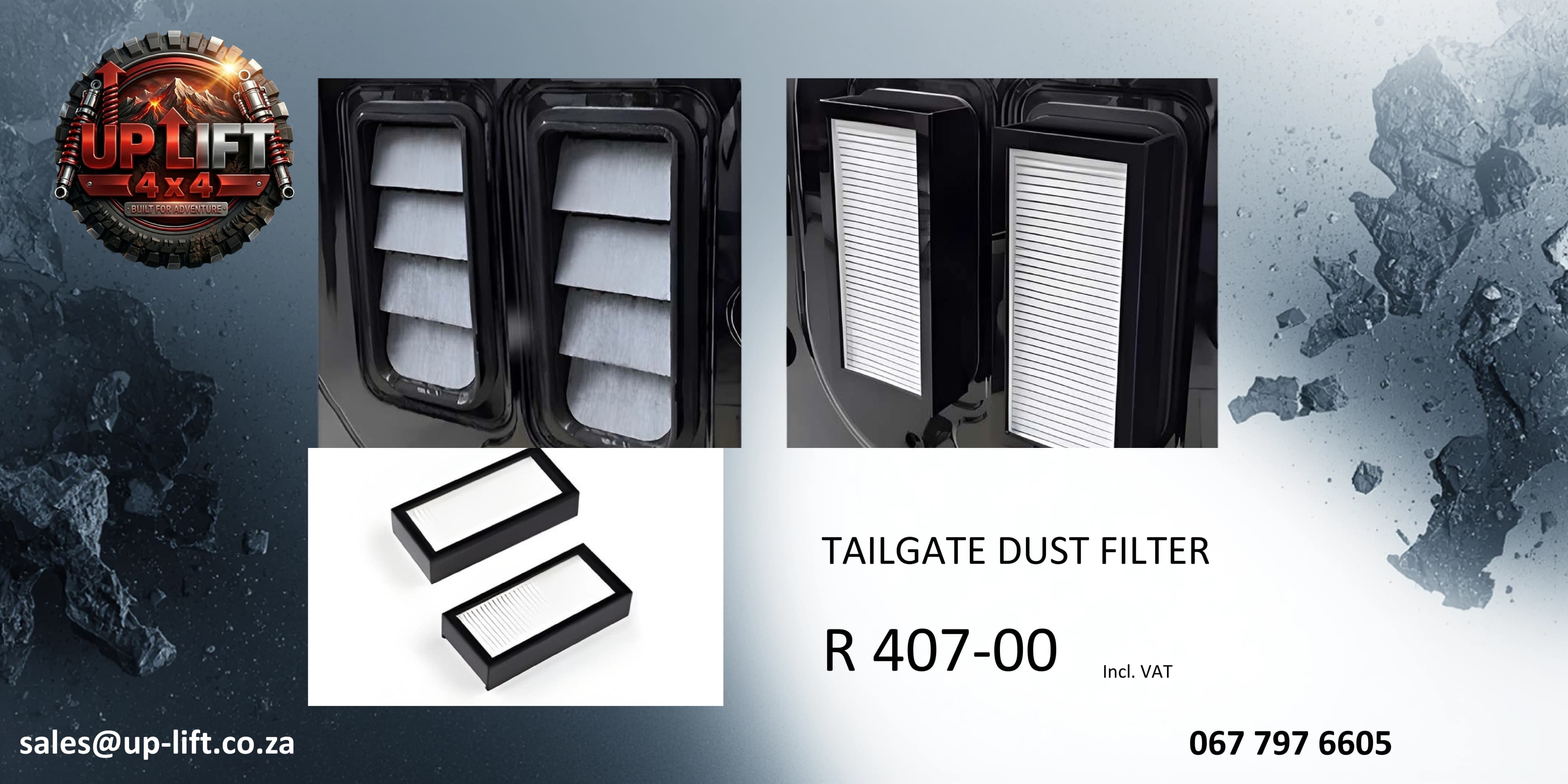 TAILGATE DUST FILTER — catalogue page 53